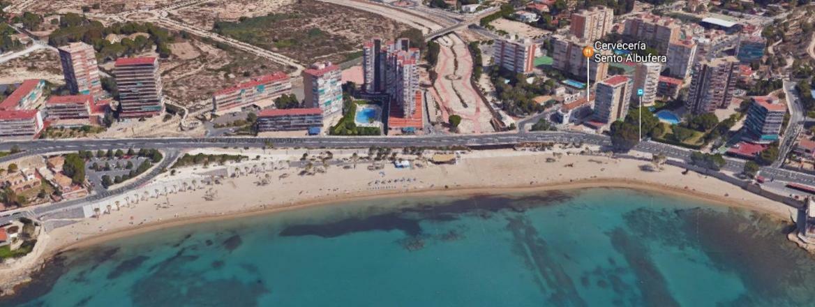 Apartamento En 1ª Linea Con Piscina Alicante Buitenkant foto
